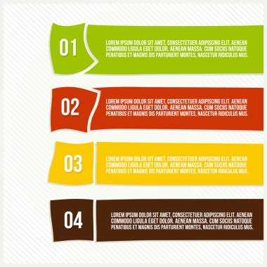 İş bilgi grafik şablonu