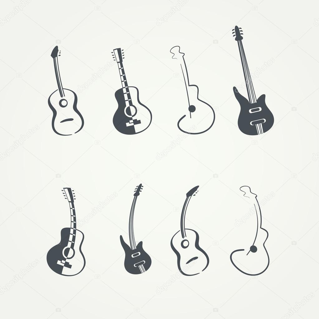 guitar logo template