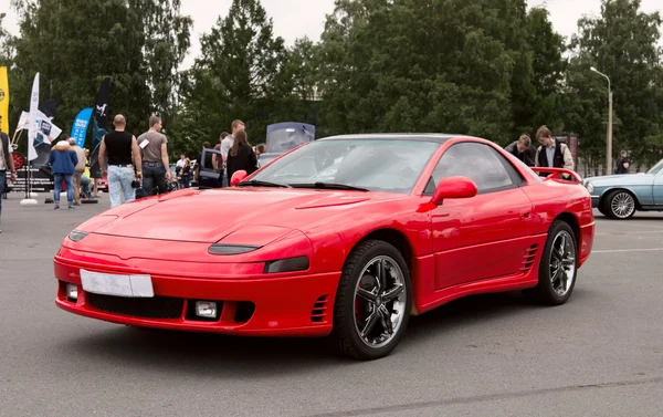 Kırmızı spor Japon otomobil 90s