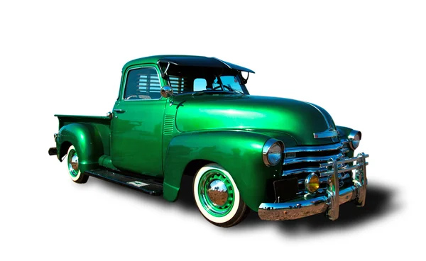 Klasik yeşil Hot Rod