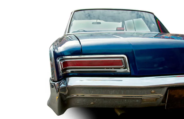 1966 Luxus American Oldtimer Isoliert Auf Weißem Hintergrund Detail Des — Stockfoto
