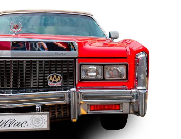 Lyx American Oldtimer Cadillac Eldorado 1978 Isolerad Vit Bakgrund Belysningsdetaljer — Stockfoto