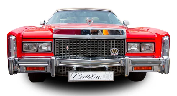 Luksusowy Amerykański Oldtimer Cadillac Eldorado 1978 Odizolowany Białym Tle Widok — Zdjęcie stockowe