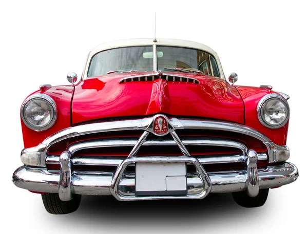 Hudson Hornet Beyaz Arka Planda Izole Ettiği Klasik Amerikan Klasik — Stok fotoğraf