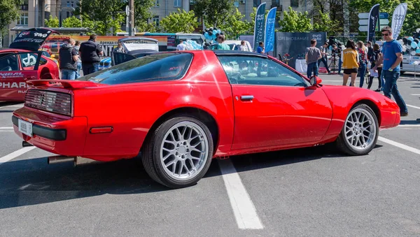 Klasik Amerikan Arabası 1982 1992 Pontiac Firebird Autofoto Show Mayıs — Stok fotoğraf