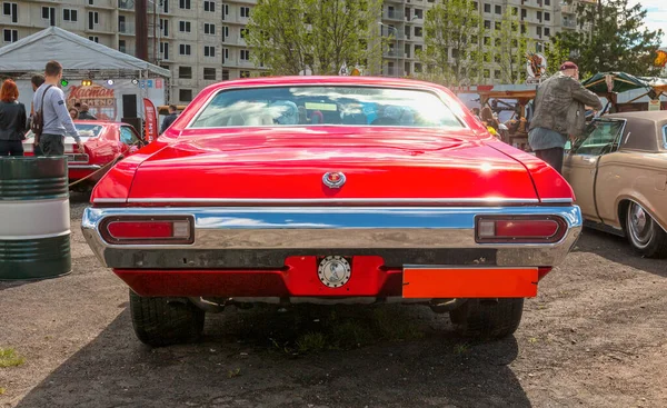 Saint Petersburg Maj 2021 Den Amerikanska Muskelbilen Ford Gran Torino — Stockfoto