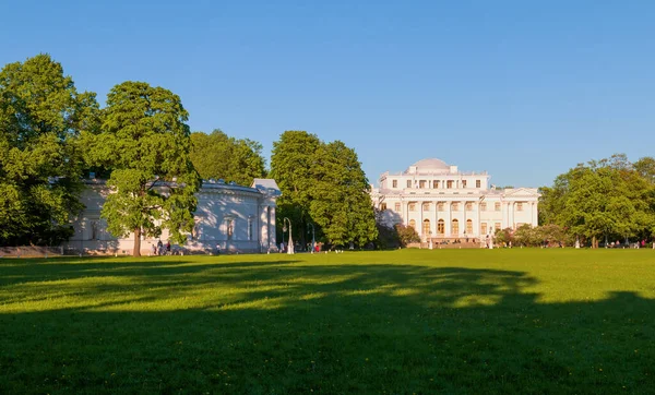 Pohled Elaginův Ostrov Palác Petrohrad Rusko Května 2021 — Stock fotografie