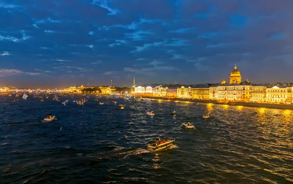 View Neva River White Nights White Nights City Petersburg Russia — Stock Photo, Image