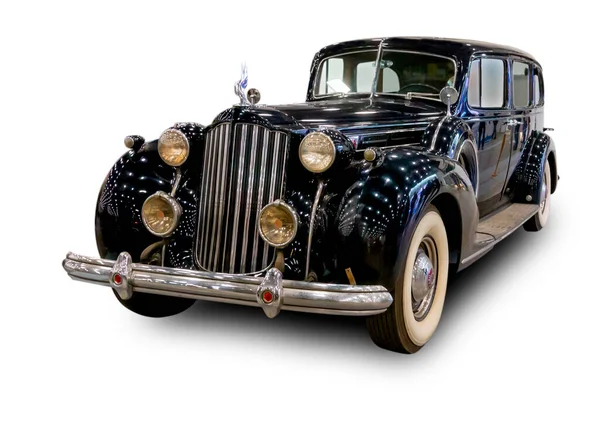 American Classic Packard Twelve 1938 Aislado Sobre Fondo Blanco —  Fotos de Stock