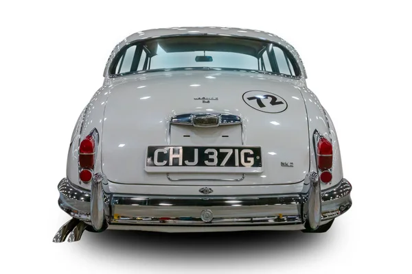 Vintage Βρετανική Μεσαίου Μεγέθους Σπορ Αυτοκίνητο Σαλούν Jaguar Mark 1966 — Φωτογραφία Αρχείου