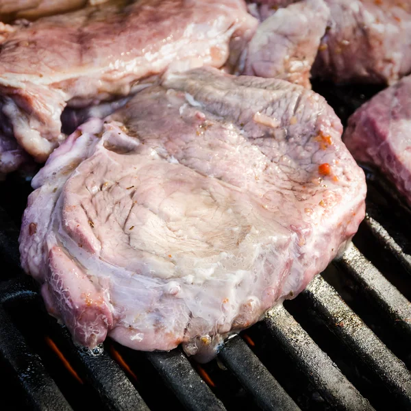 Asar carne de cordero — Foto de Stock