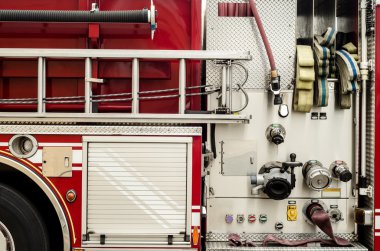 Firetruck equipment clipart
