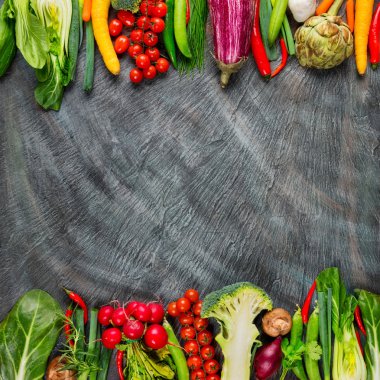 Taze sebze taş topluluğu