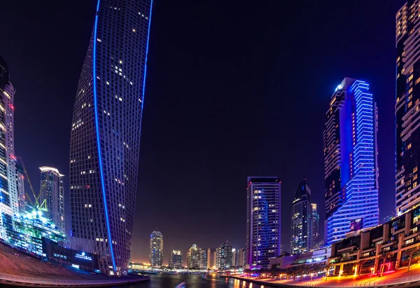 Modern buildings in Dubai Marina, Dubai, UAE — Stock Photo, Image