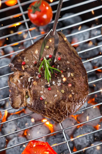 Marha steak grill — Stock Fotó