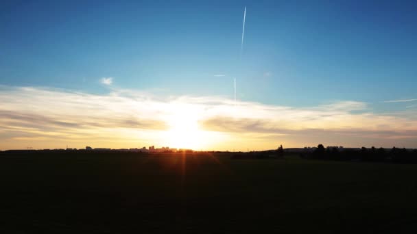 Poklatkowy zachód słońca — Wideo stockowe