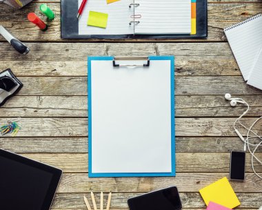 Ofis Masaları boş Danışma kağıda