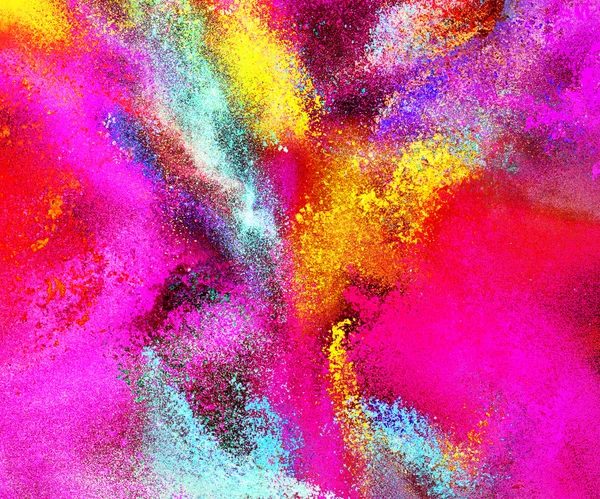 Fondo de polvo de color abstracto — Foto de Stock