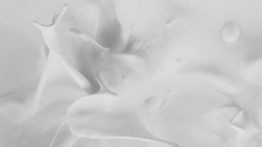 top angle of splashing milk texture, freeze motion, studio shit