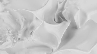 top angle of splashing milk texture, freeze motion, studio shit