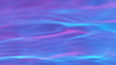 Neon ışıklarıyla vurgulanan su dalgalarının ayrıntıları. Soyut su arkaplanı