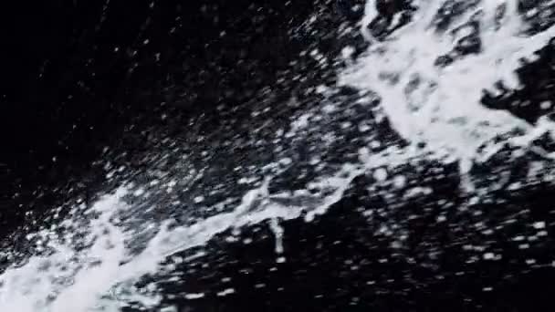 Super Zpomalený Pohyb Šampaňského Rozstřikuje Explozi Létajícím Korkem Natočeno Vysokorychlostní — Stock video
