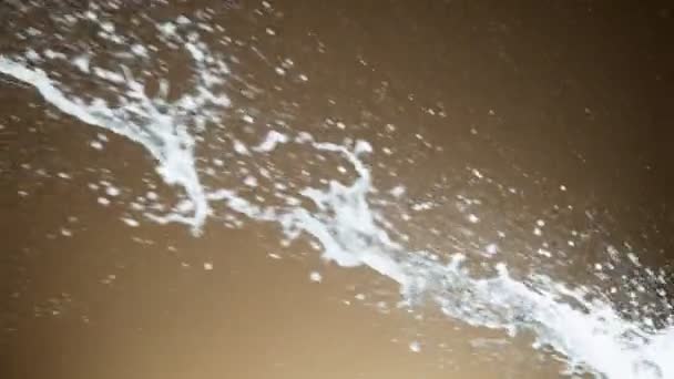 Super Slow Motion Champagne Splashes Explosion Flying Cork Filmed High — Stock Video