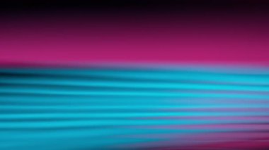 Neon ışıklarıyla aydınlatılan su dalgalarının süper yavaş akımı. Çok hızlı bir kamerayla çekildi, 1000 fps..