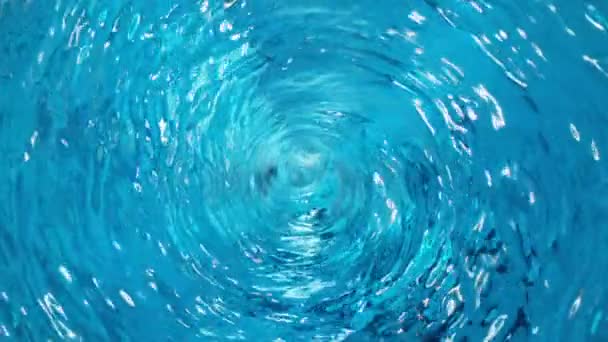 Super Slow Motion Rotating Water Twister Shape Filmed High Speed — Stock Video