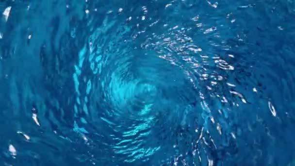 ツイスター形状の回転水の超スローモーション 高速フィルムカメラで撮影しました — ストック動画
