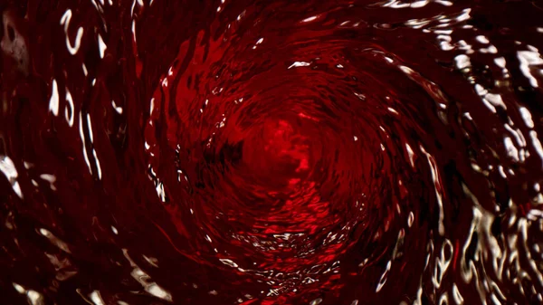Абстрактная Форма Красного Вина Смешивающая Жидкость — стоковое фото