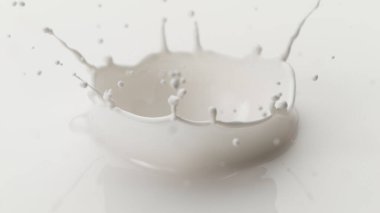 Taçlı süt damlası.