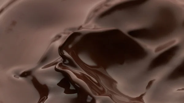 Warme Chocoladegolven Abstracte Zoete Achtergrond — Stockfoto