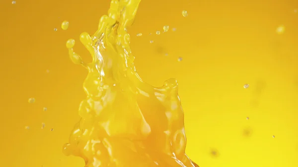 Splashing Orange Juice Freeze Motion Studio Shot — Stok Foto