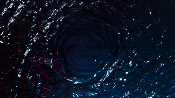 Абстрактне Зображення Зверху Блискучої Хвилі Неонових Вогнях Студійний Знімок — стокове фото