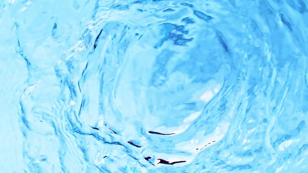 Imagen Abstracta Vista Superior Ola Brillante Agua Azul Clara Captura — Foto de Stock