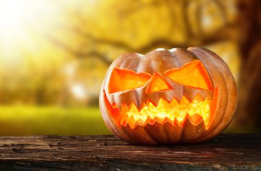 korkutucu hallowen tahtaya kabak