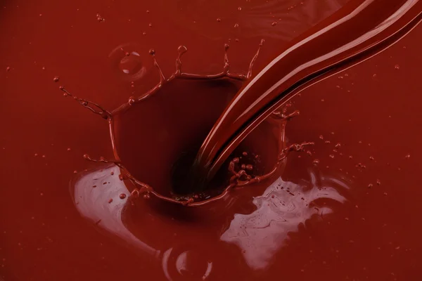 Csokoládé splashr — Stock Fotó