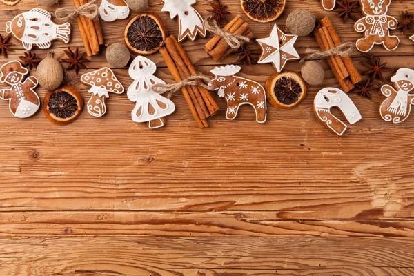 Galletas de jengibre de Navidad —  Fotos de Stock