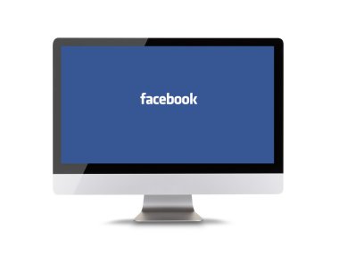 Prag, Çek Cumhuriyeti - 16 Şubat 2015: Facebook onun kolej Oda arkadaşı ile Mark Zuckerberg tarafından Şubat 2004'te kurulan bir çevrimiçi sosyal ağ hizmettir