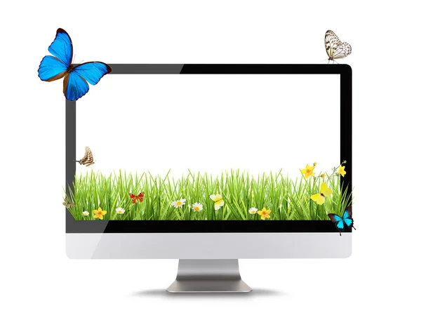 Modernes Computerdisplay — Stockfoto