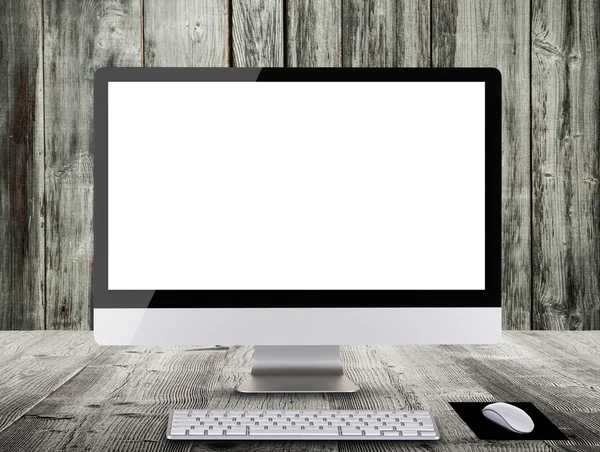 Modern bilgisayar ekranı — Stok fotoğraf