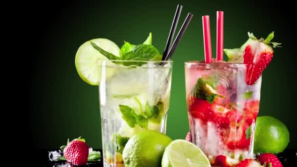 Bebidas de Mojito — Vídeos de Stock