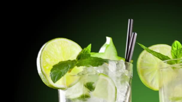 Bebidas de Mojito — Vídeos de Stock