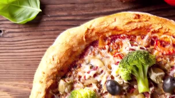 Itaian Pizza — Stockvideo