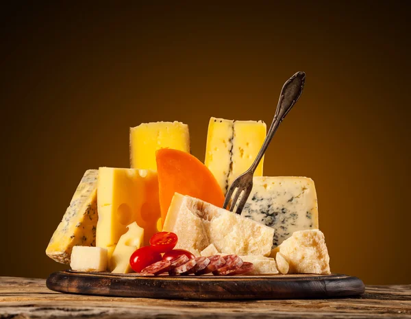 Varios tipos de queso — Foto de Stock