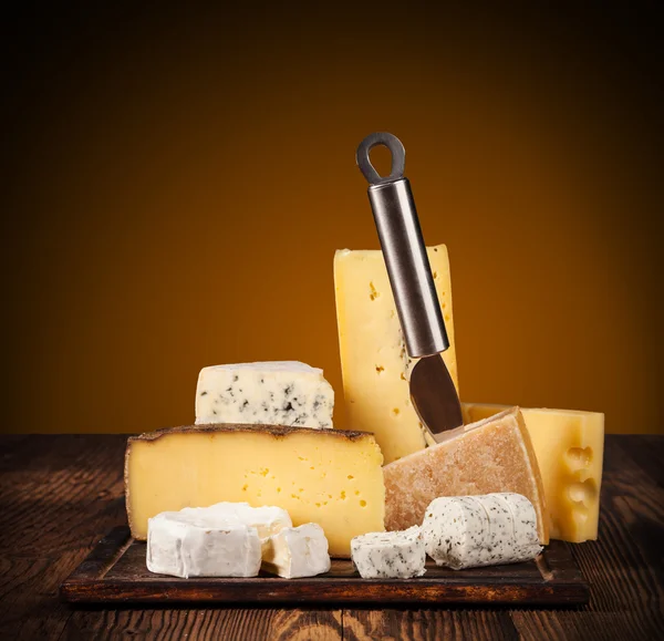 Various type of cheese — Stock Photo, Image