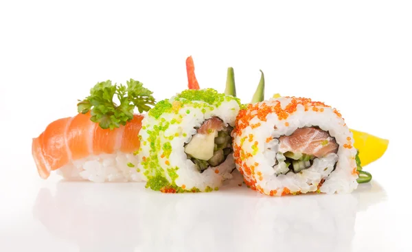 Delicious sushi pieces — Stock Photo, Image