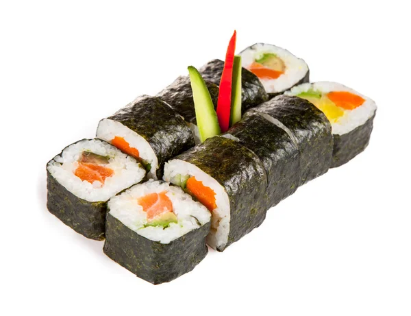 Delicious sushi pieces — Stock Photo, Image