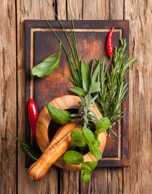 çeşitli tür baharat